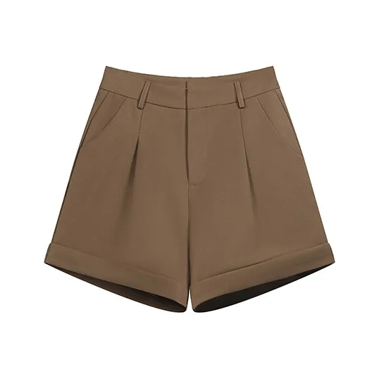 SCCREBEL OFFICIAL Повседневные шорты женские хаки