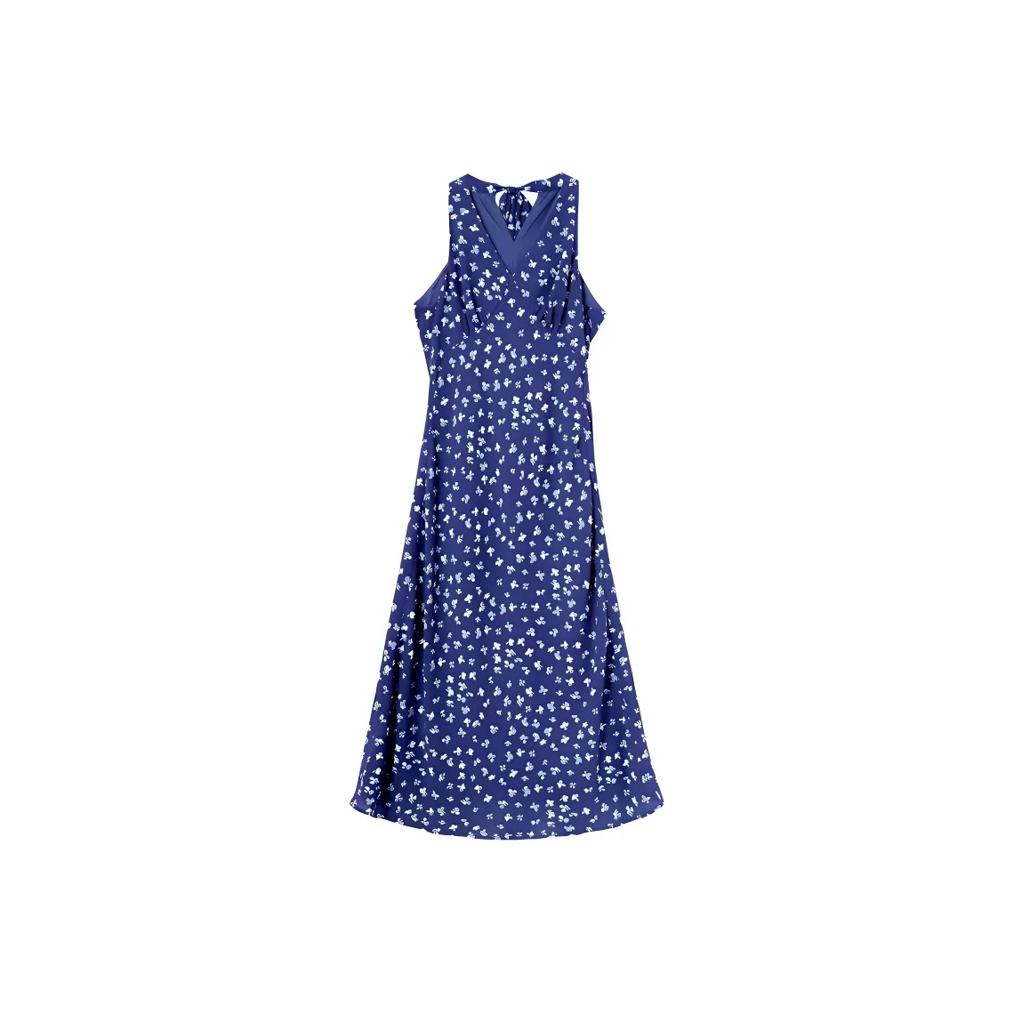 WESTLINK Sleeveless Dress Women's Vintage Blue
