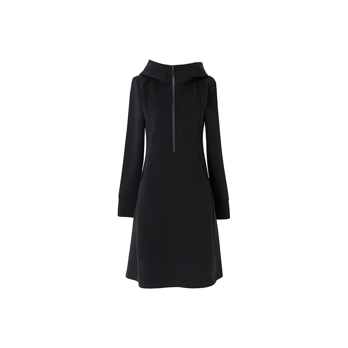 SOON FLOWER Длинное платье с длинными рукавами женское черное