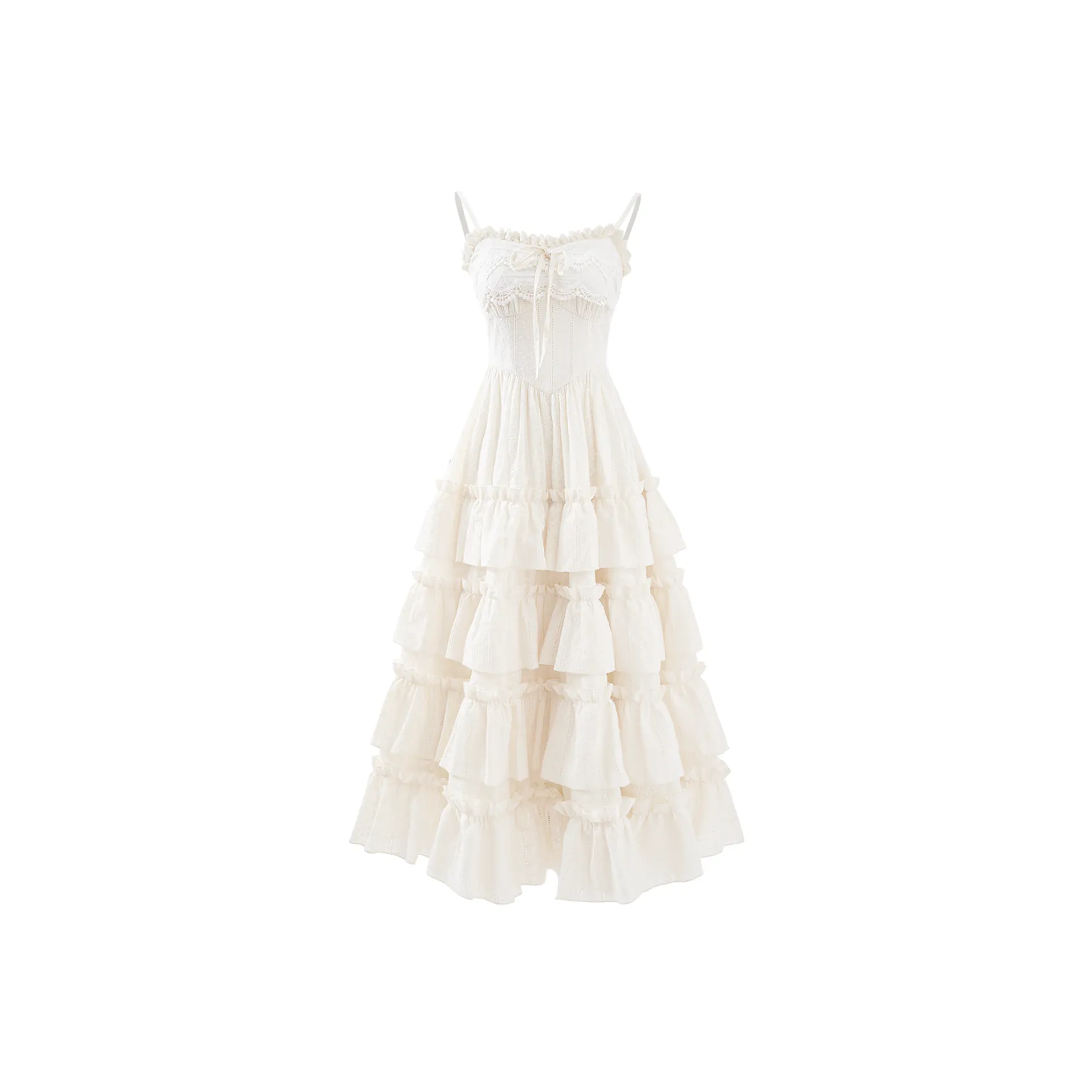 Blovelan Юбка-платье Женское Бежевый Абрикос