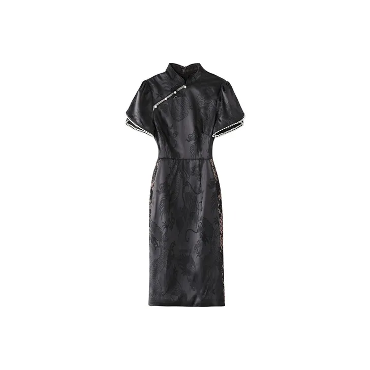 JINYE ORIENTAL Cheongsam Women's Yuan Cyan