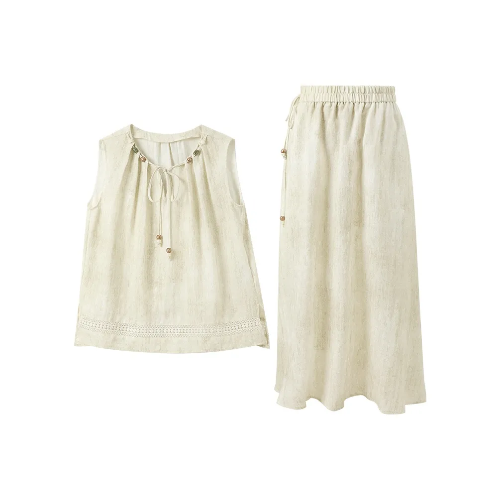 3COLOUR Casual Suit Women's Green Beige