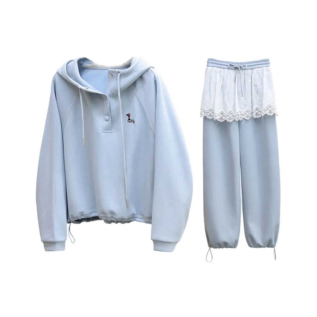 COVER TIME Повседневный костюм женский синий