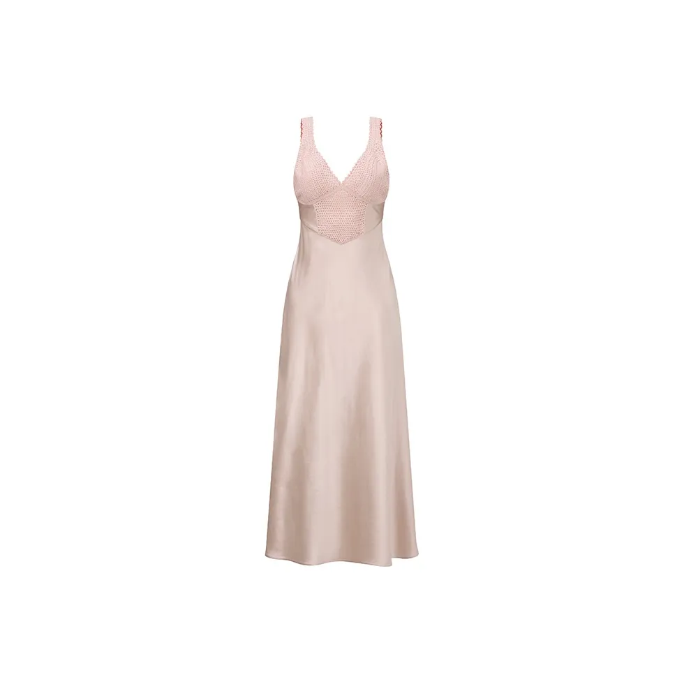 RARE Slip Dresses Women's Champagne