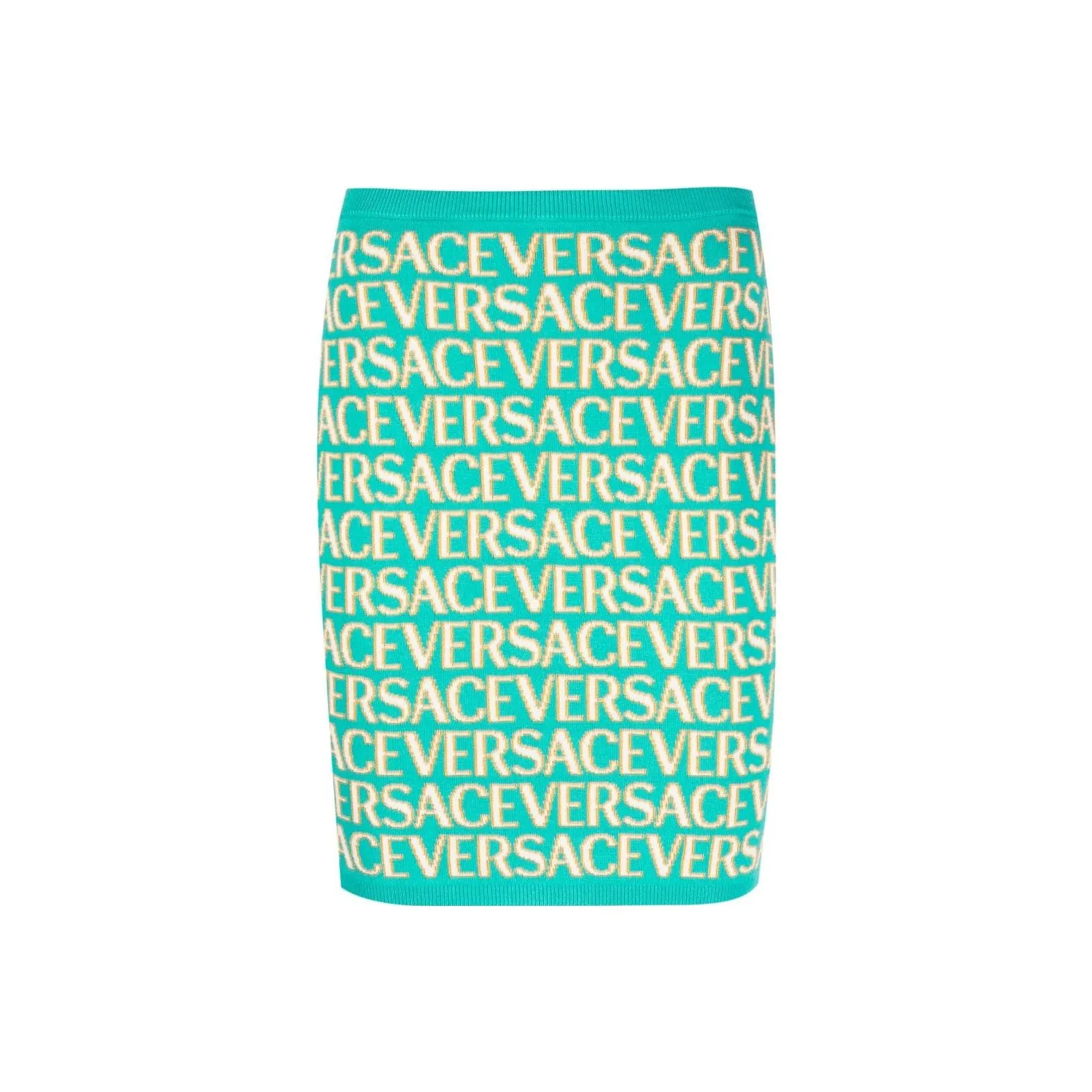 VERSACE SS23 Повседневные короткие юбки Женские Синий Зеленый