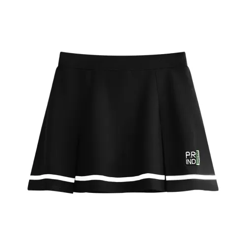 P.R IND Черные Женские Повседневные Короткие Юбки
