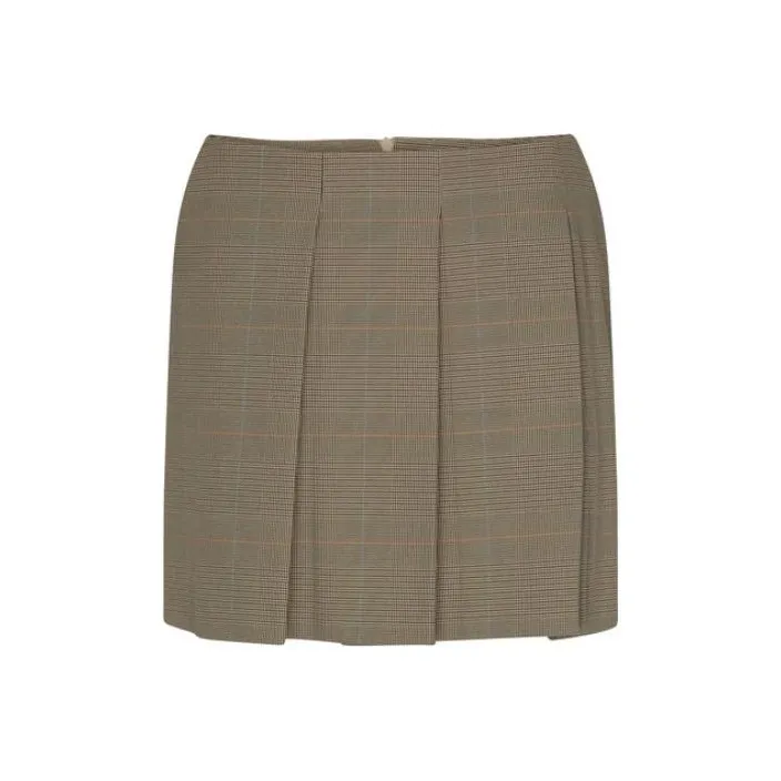 SportMax Коричневая Женская Повседневная Короткая Юбка