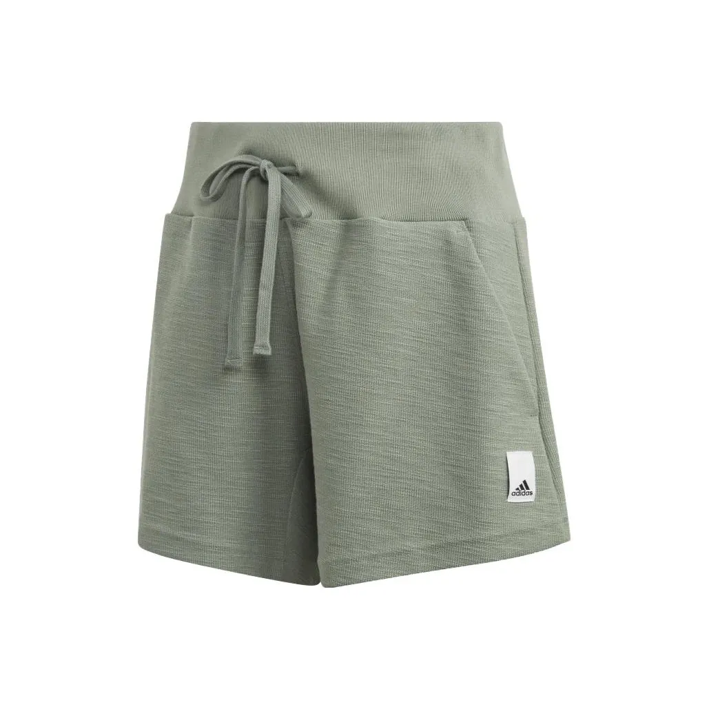 Adidas Светло-зеленые Женские Спортивные Шорты