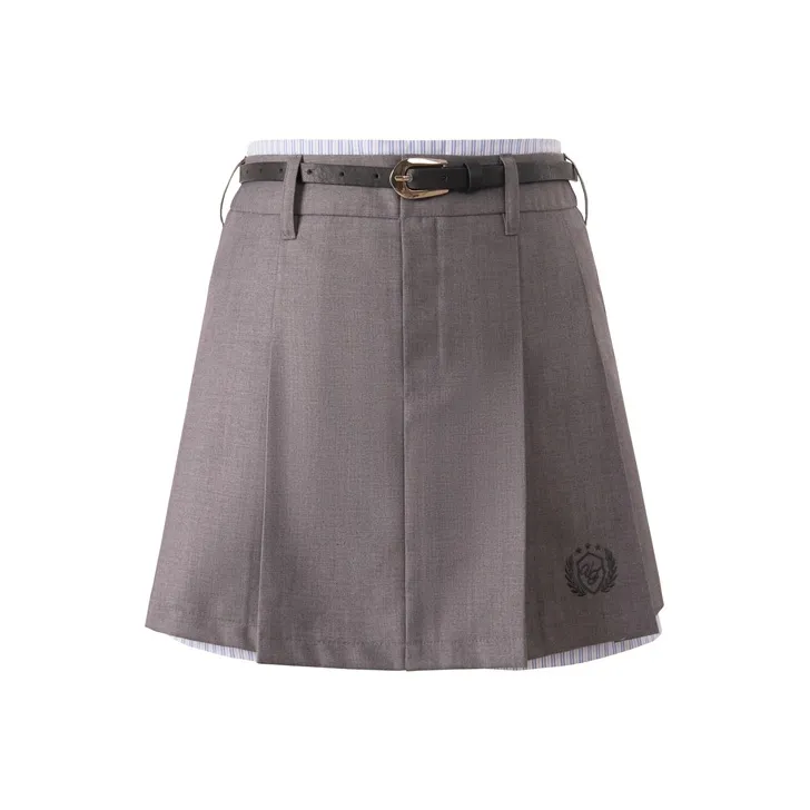 UNIFREE Повседневные короткие юбки женские серые