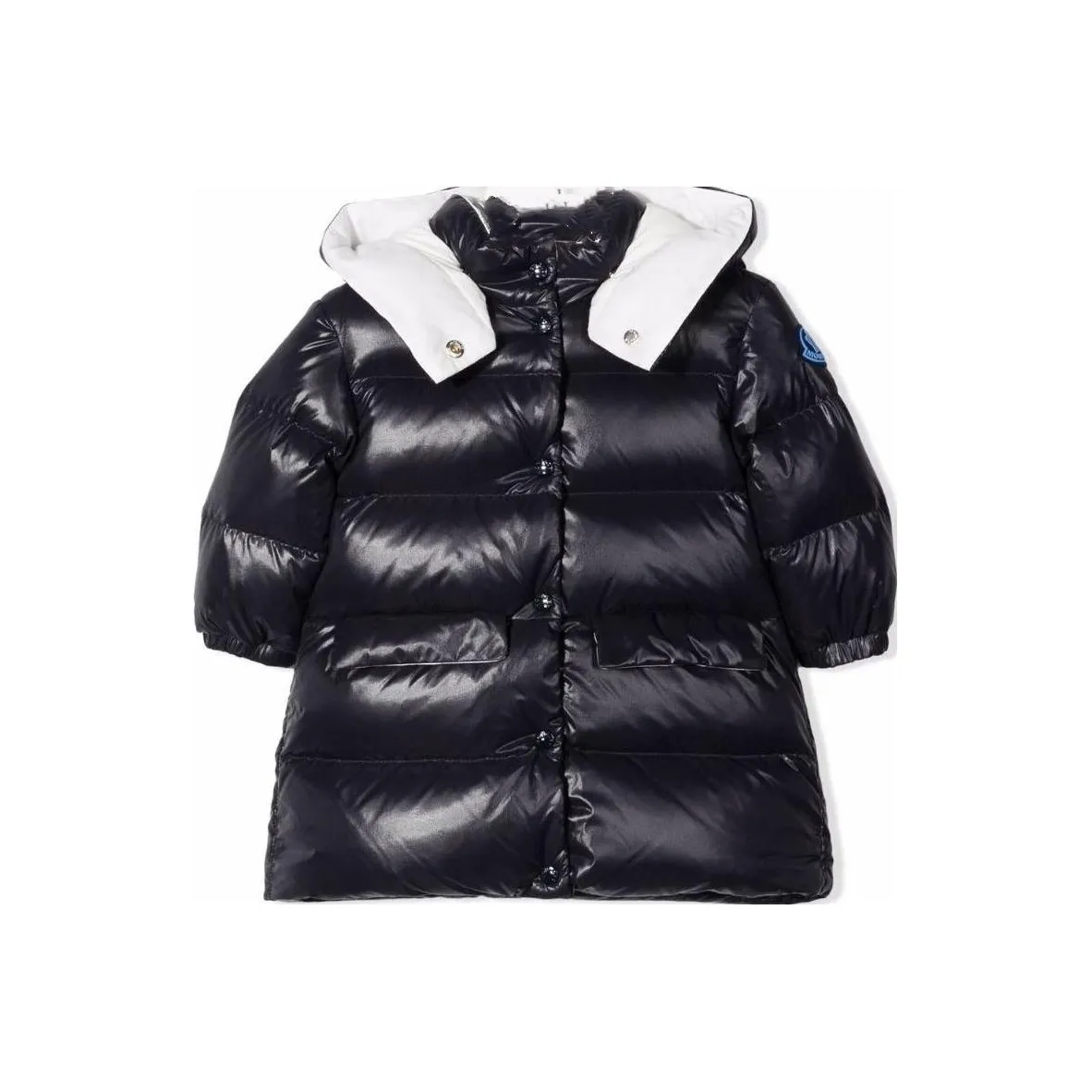 MONCLER Хлопковый пуховик Черный Infant и Toddler