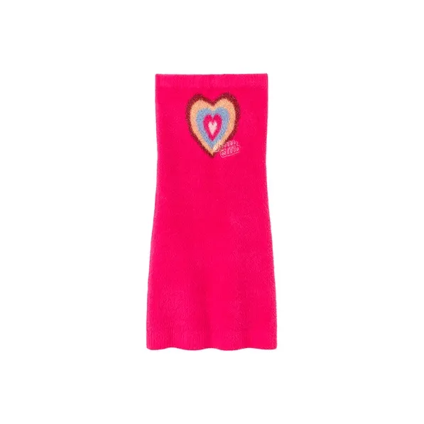 CHUU Без рукавов Платье Женское Темно-розовый Красный