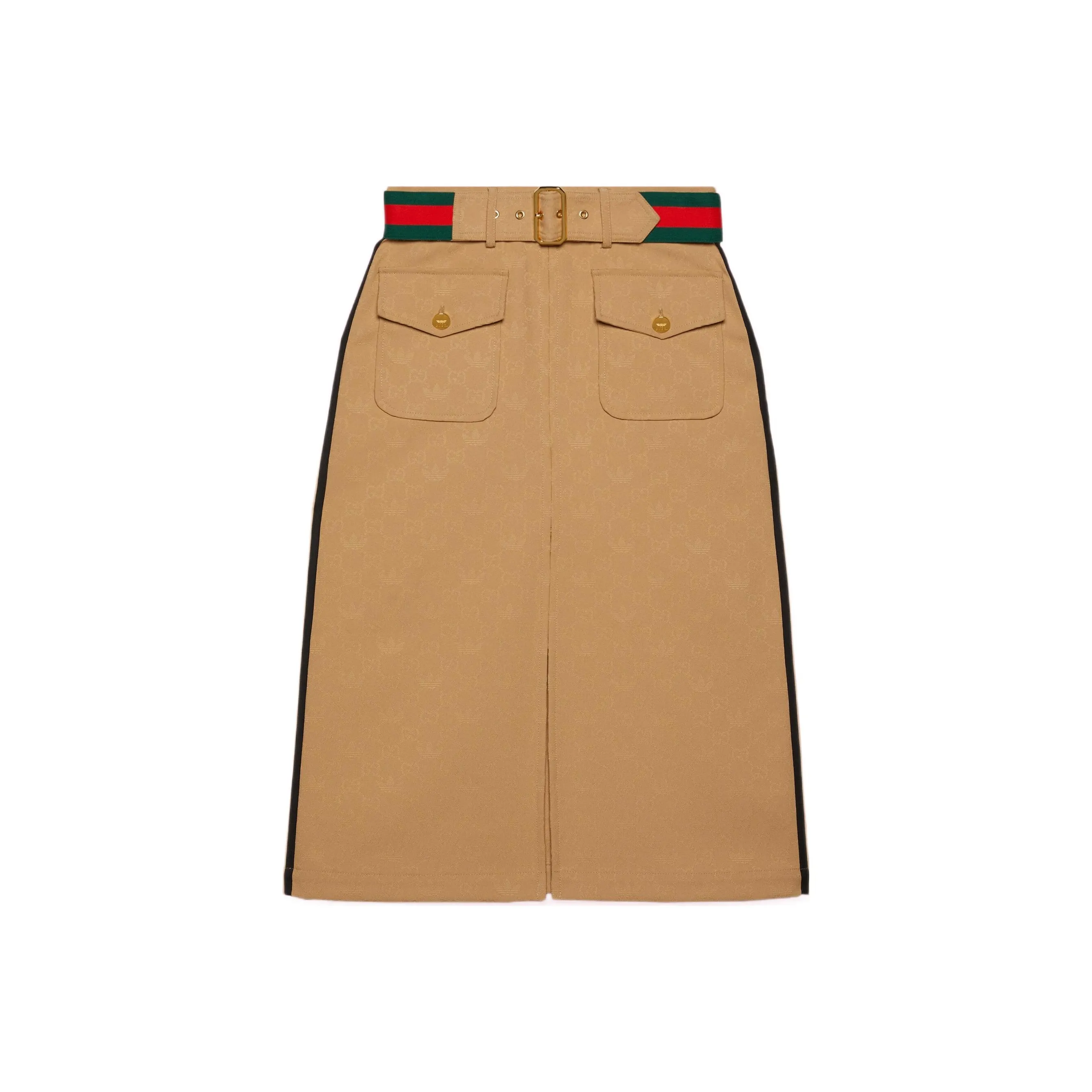 GUCCI X Adidas Jacquard Skirt Beige