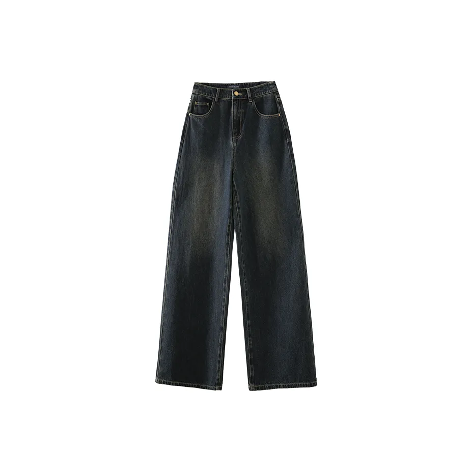 YALIDA Jeans Women's Maillard Style Blue