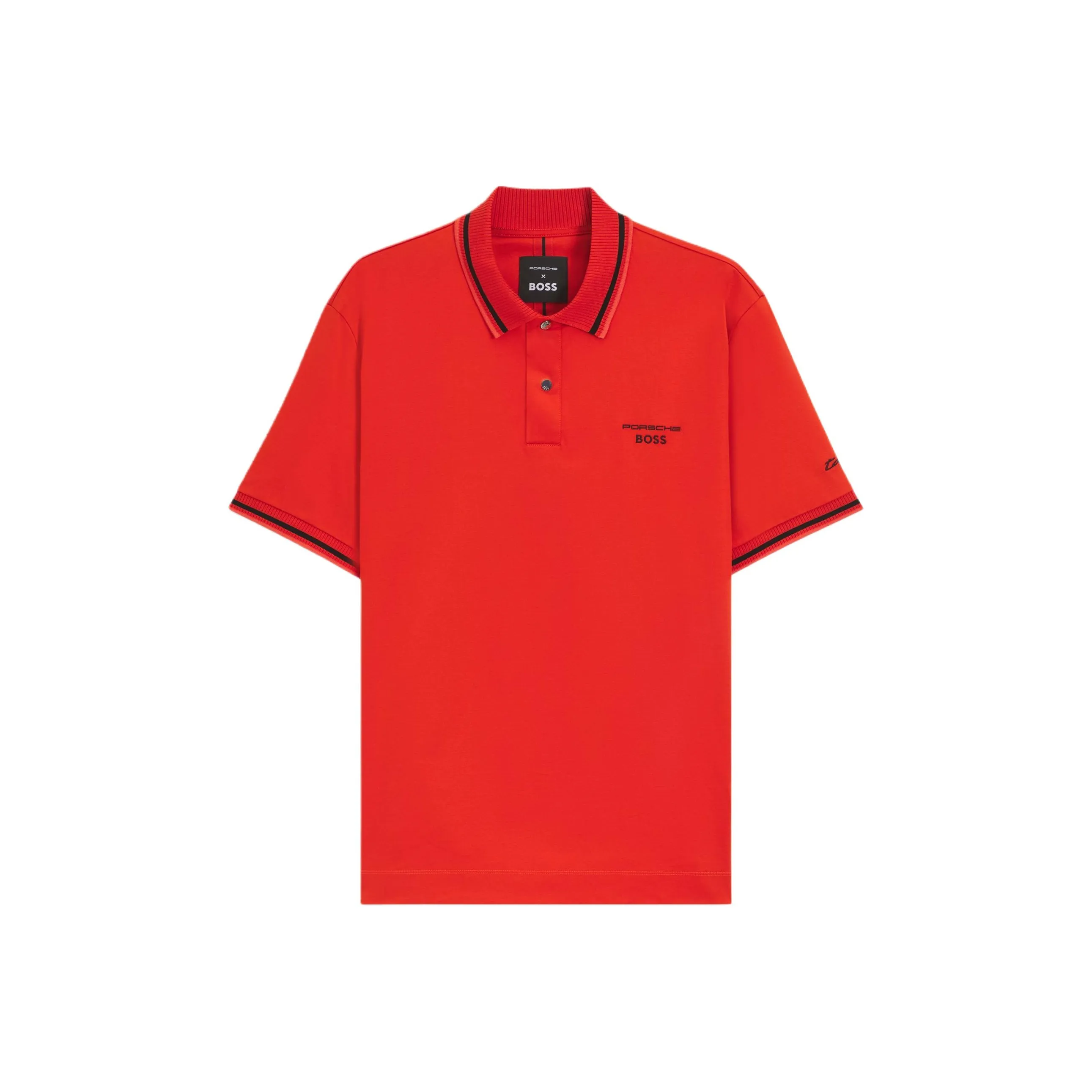 Hugo Boss X PORSCHE Поло Мужское Оранжевое