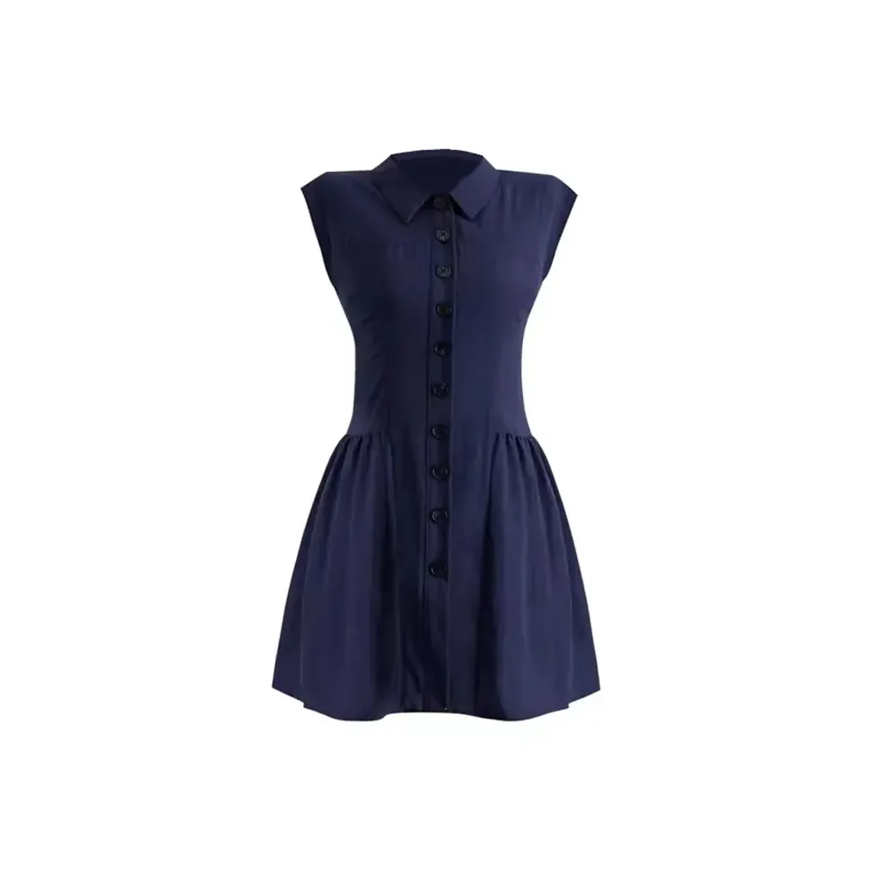 ZUKIZUKI Без рукавов Платье Женское Темно-синий
