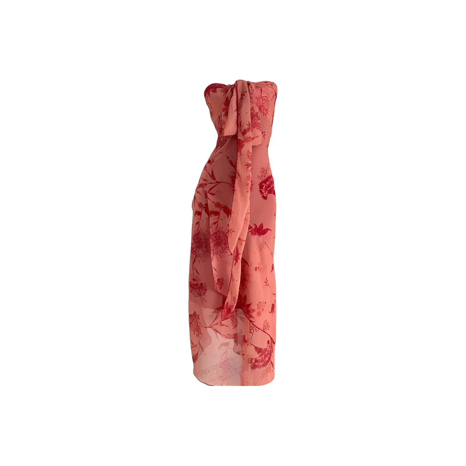 IQC Sleeveless Dress Women's Sea Anemone Red
