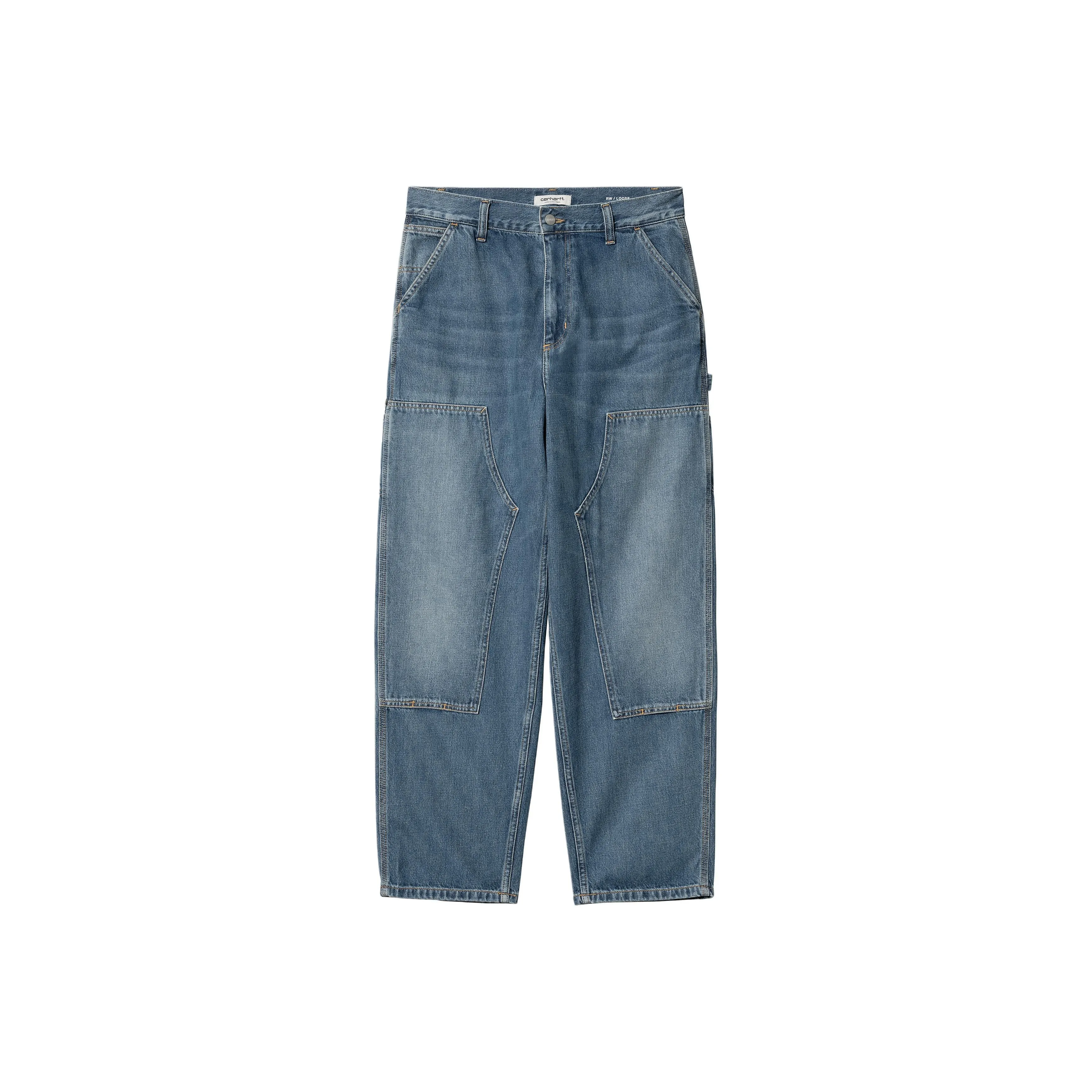 Carhartt WIP FW24 W' Brandon Double Knee Брюки Джинсы Женские Светло-Синий