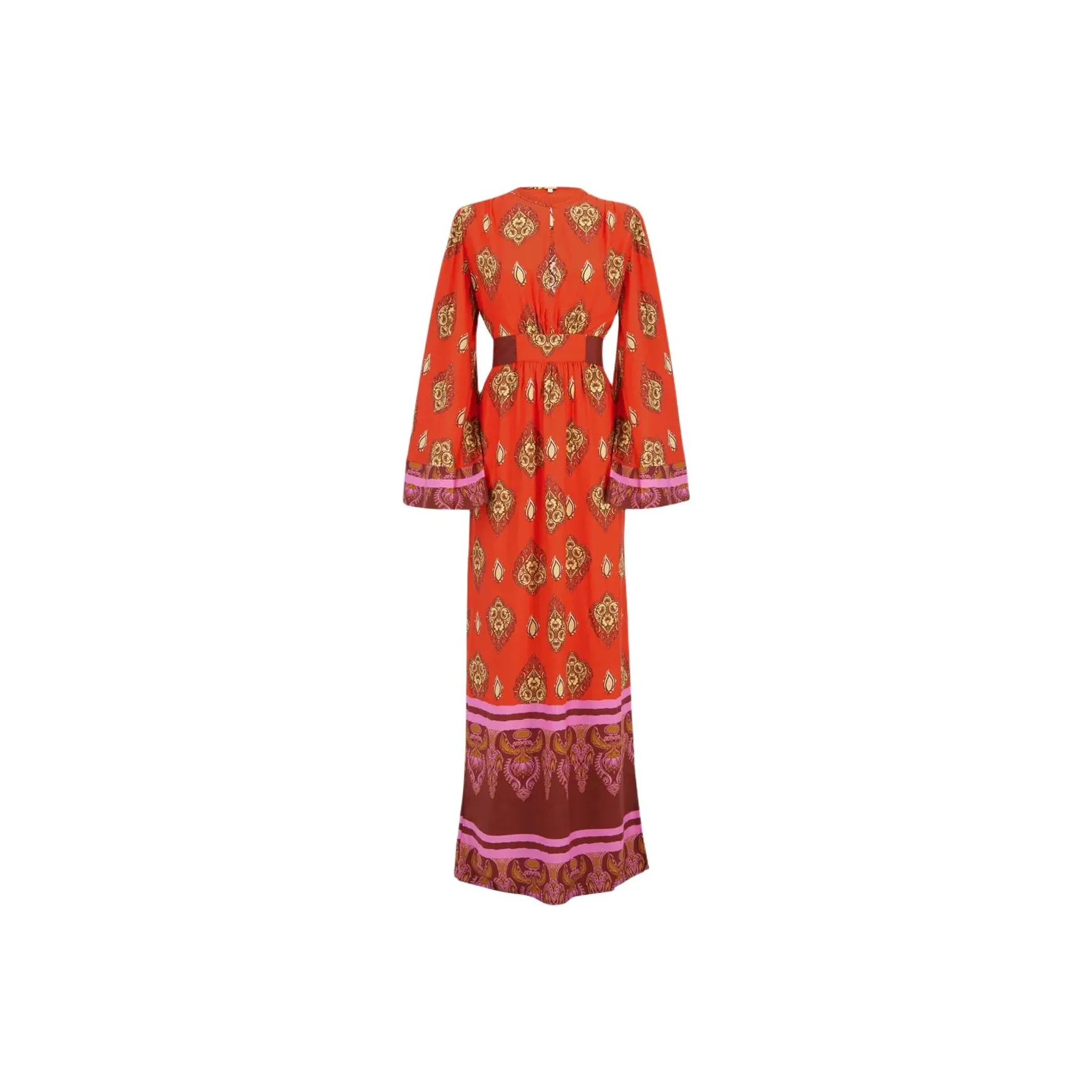 Johanna Ortiz Long Sleeved Dress Women's Red