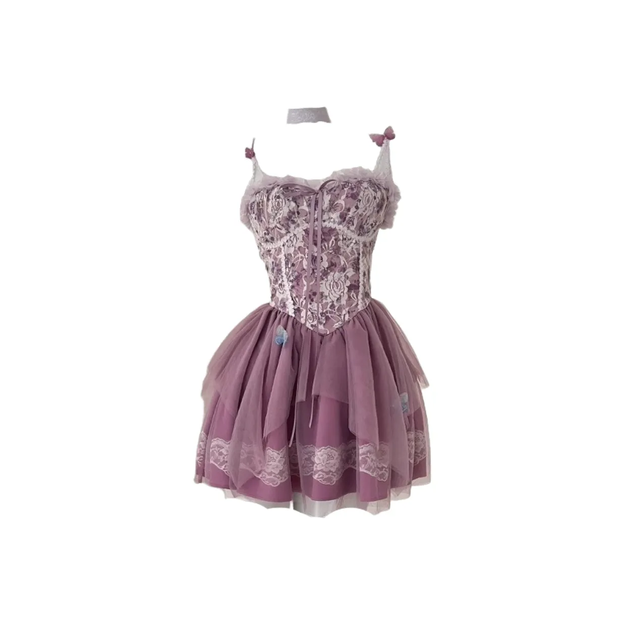 ARIADNAW STUDIO Slip Платье Женское Фиолетовое