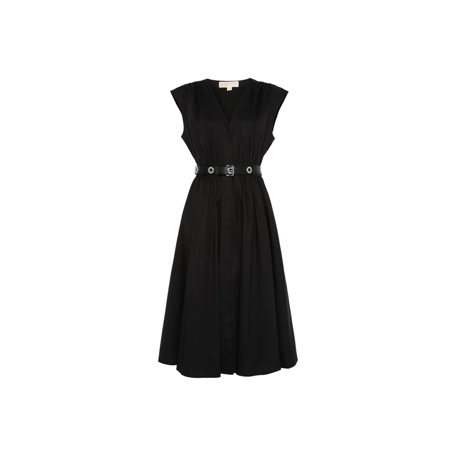 MICHAEL KORS SS24 Sleeveless Dress Women's Black MICHAEL KORS SS24 Без рукавов Платье Женское Черное