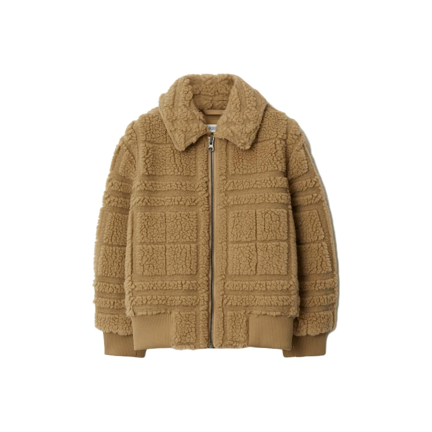 Burberry Хлопковый пуховик Умбра для детей