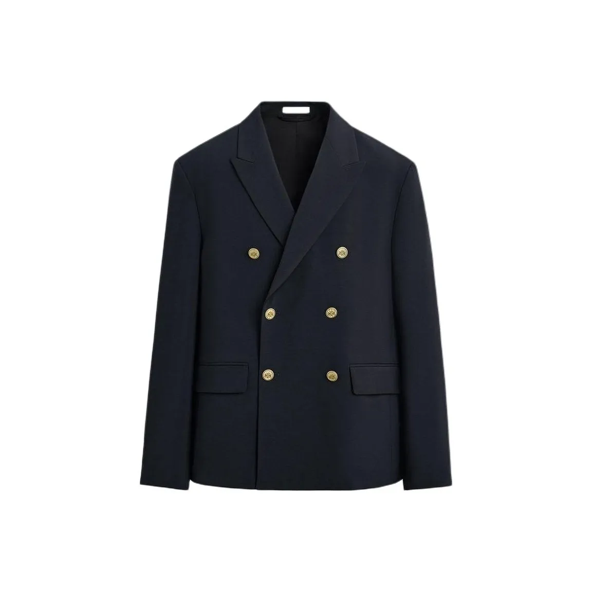 ZARA Морской синий Мужские Деловые костюмы