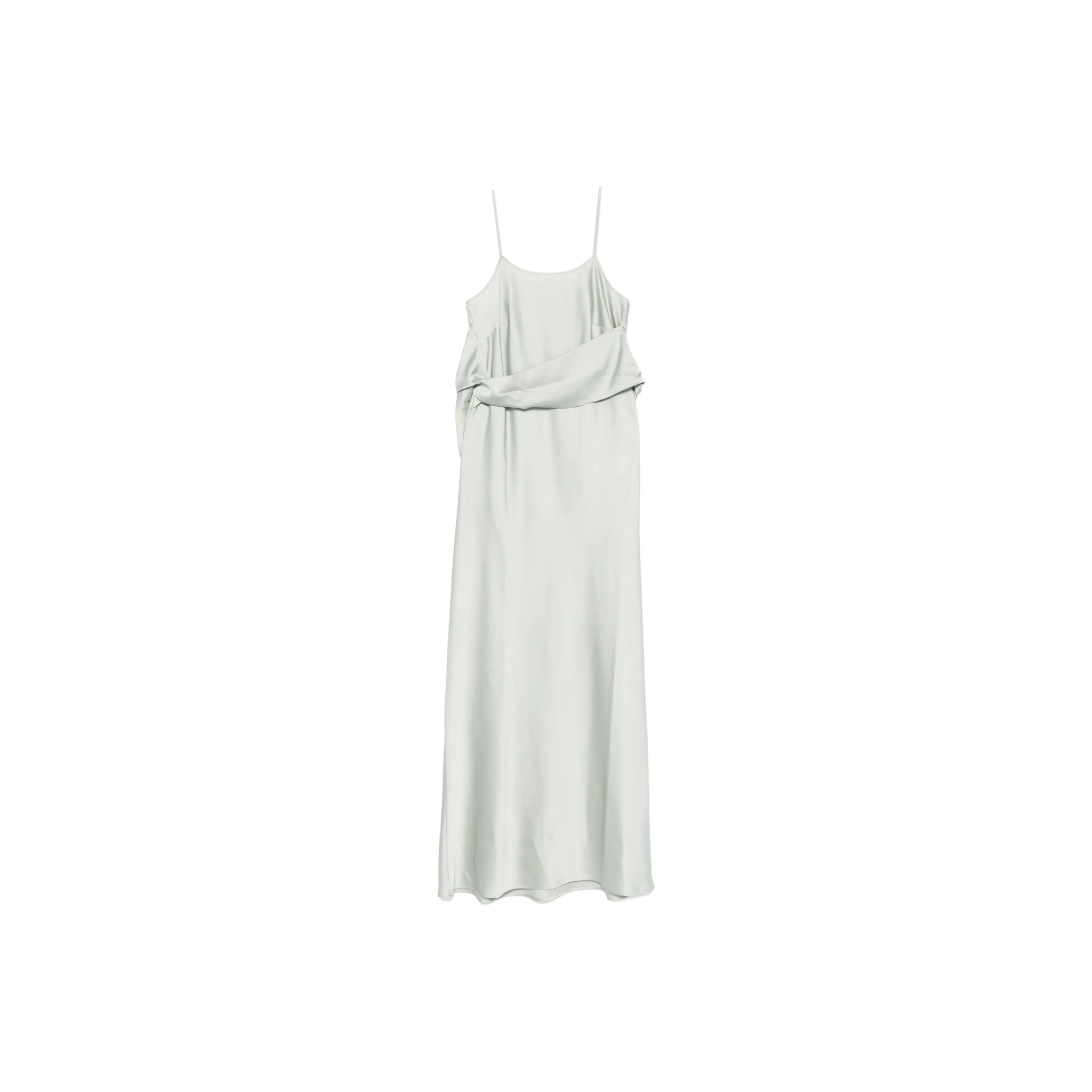 D.Exterior Draped Slip Dress