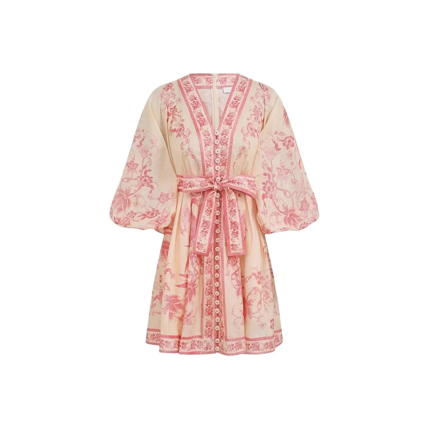 Zimmermann Lucky Linen Mini Dress