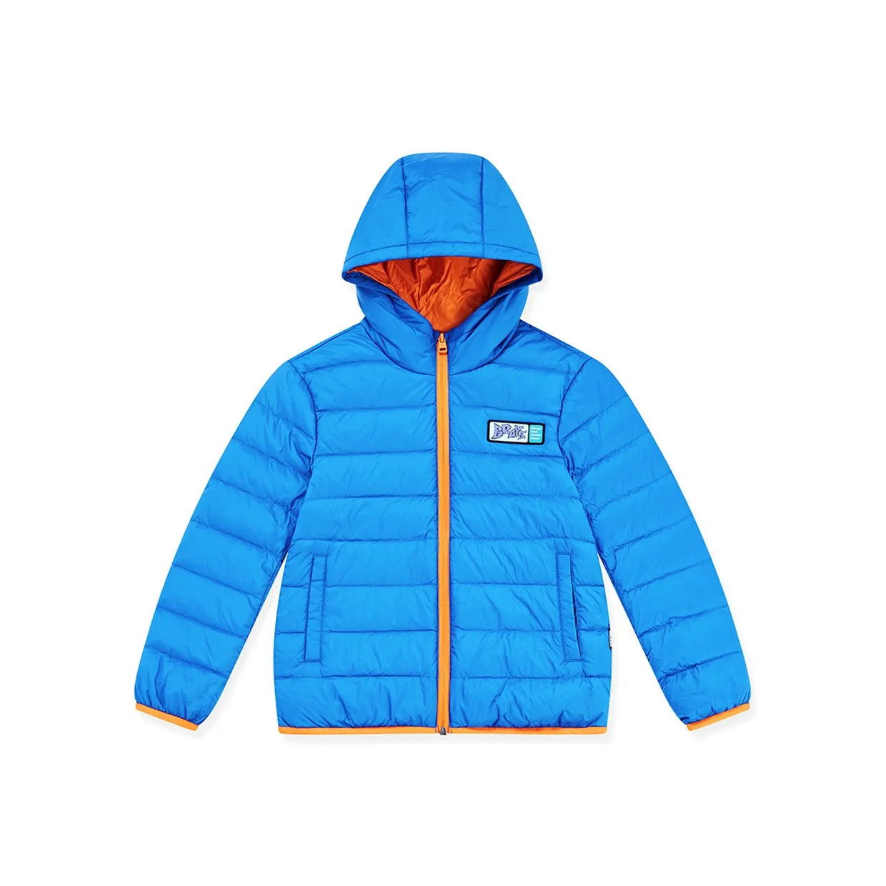 QIAODAN Хлопковый пуховик Heavy Rain Синий Детский