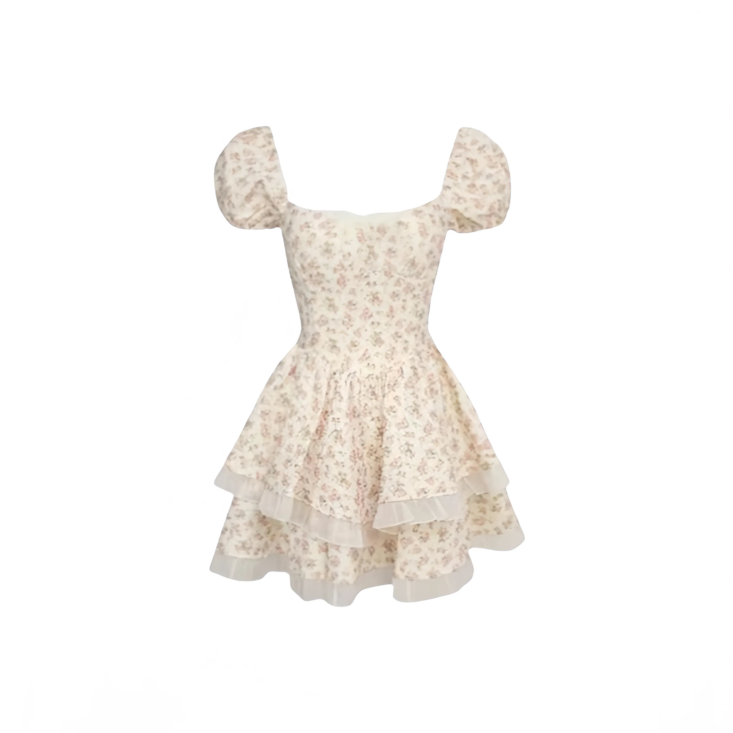 FOCOS STUDIO Розовый Женские Короткие Платья с Длинными Рукавами