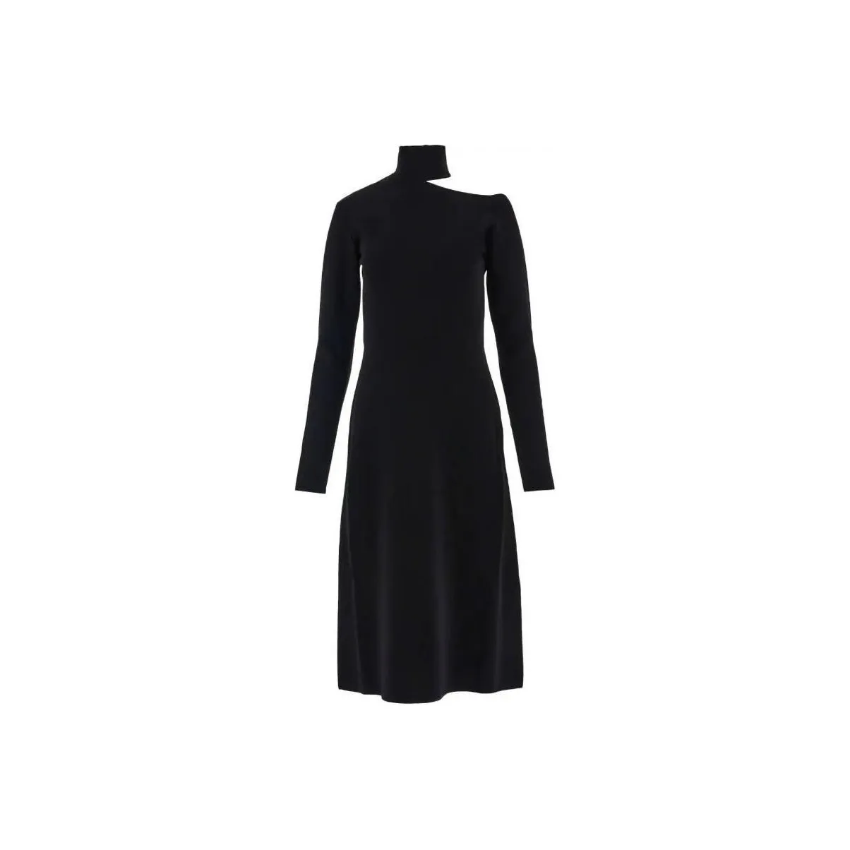 Ferragamo Long-Sleeved Dresses Women's Black
