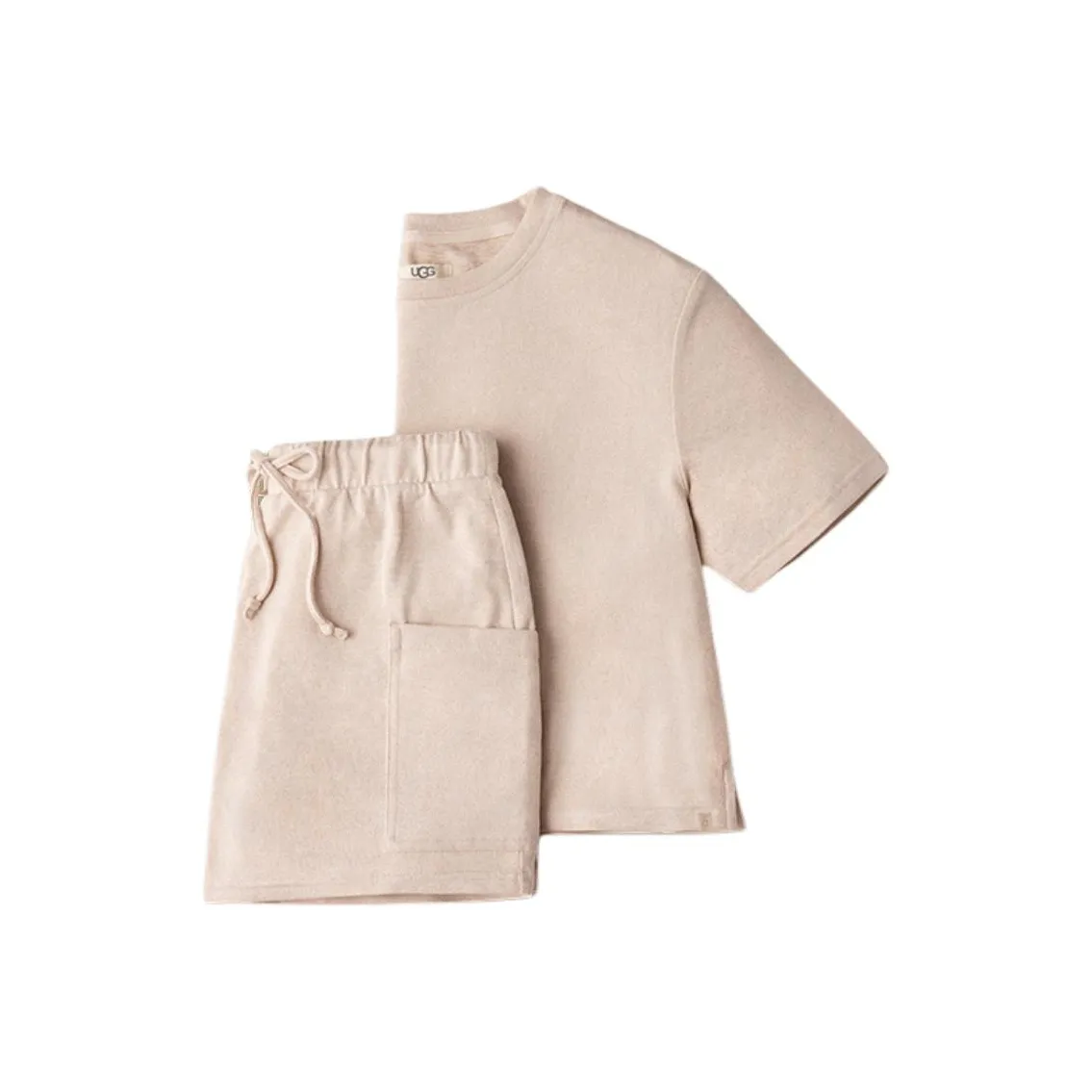 UGG SS25 Повседневный Костюм Женские Овсяный