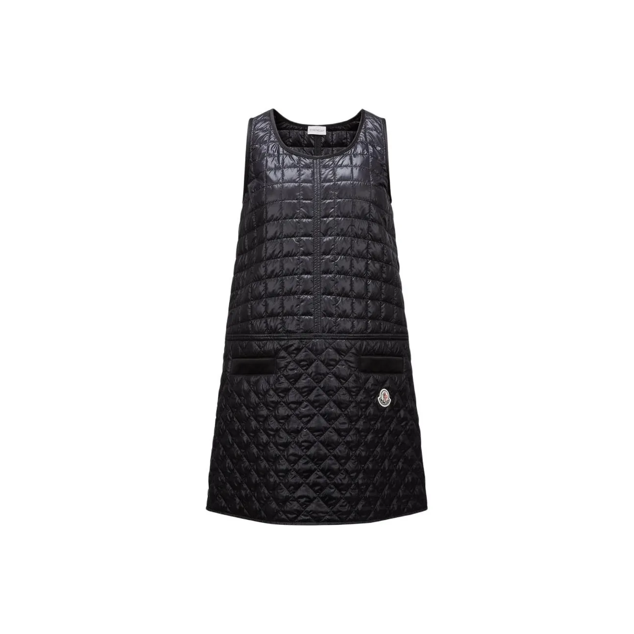 Moncler Quilted Sleeveless Mini Dress