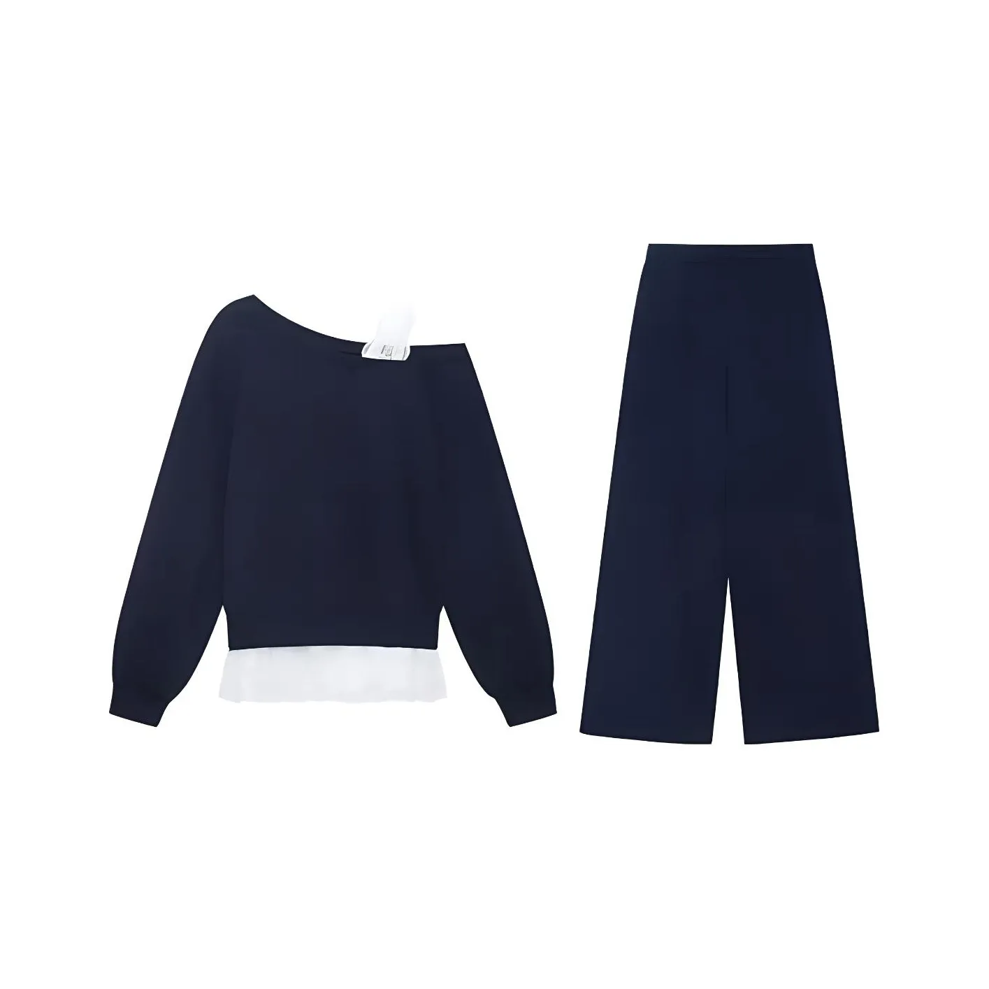 TENNE GIRL Casual Suit Women's Navy Blue