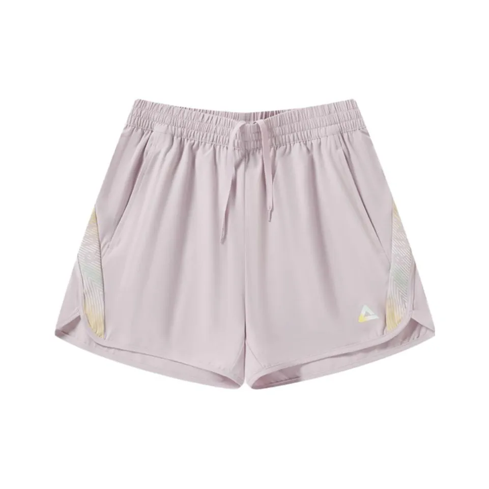 PEAK Бег Шорты Женские Светло-розовый Фиолетовый