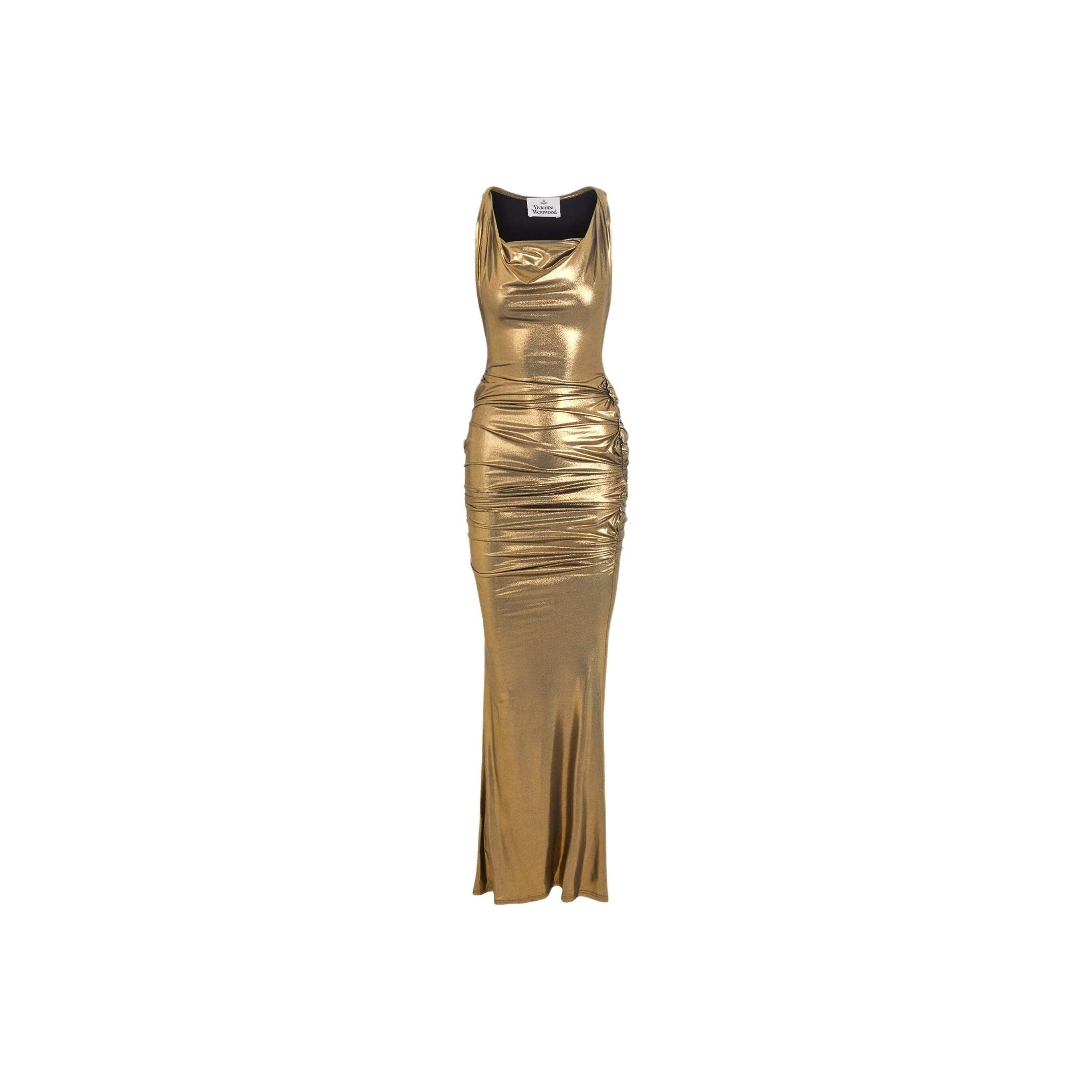 Vivienne Westwood SS24 Sleeveless Dress Women's Gold