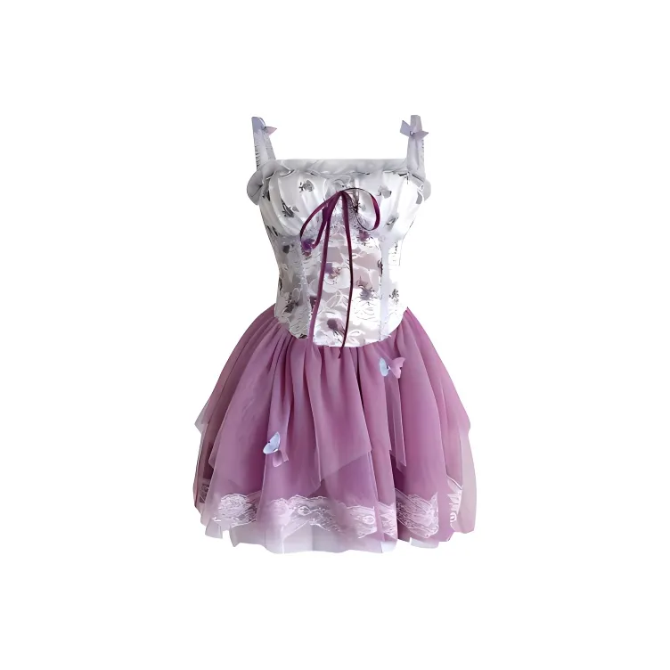 DOSOHEB Slip Платье Женское Фиолетовое