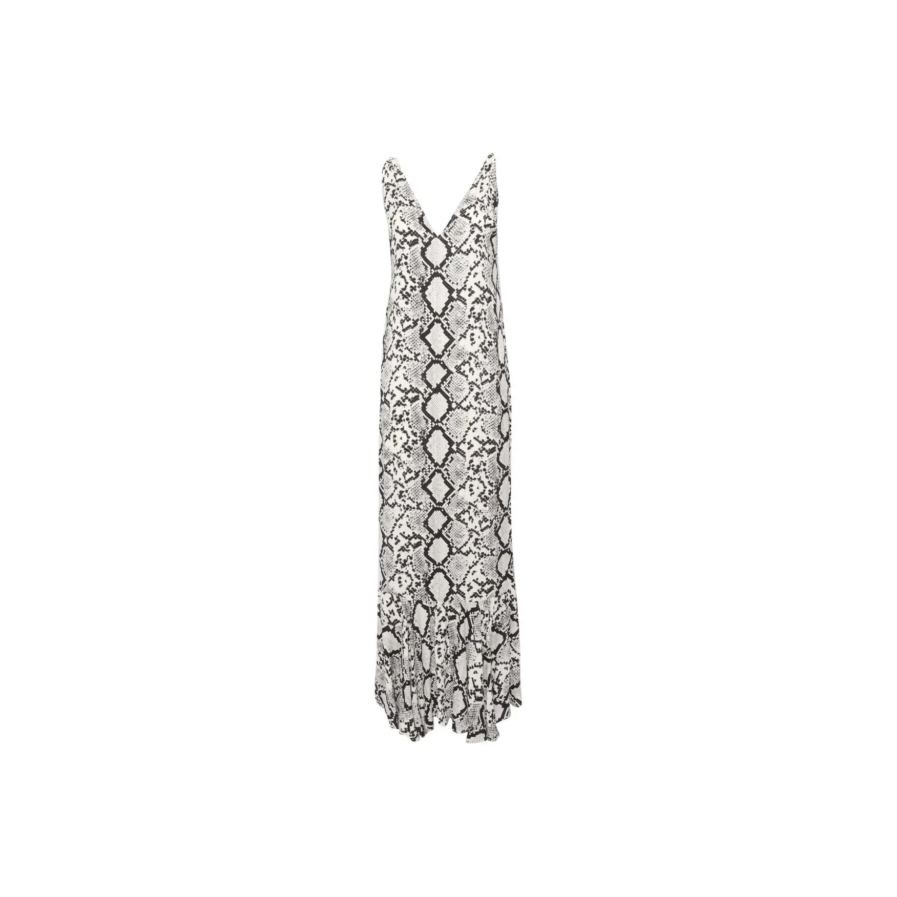 Elisabetta Franchi Georgette Printed Maxi Dress