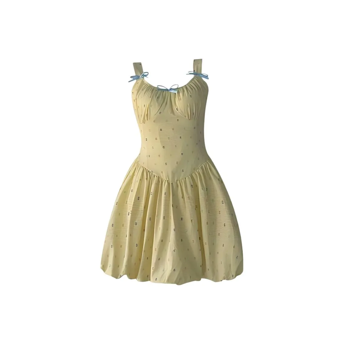 IQC Slip Dresses Women's Yellow
