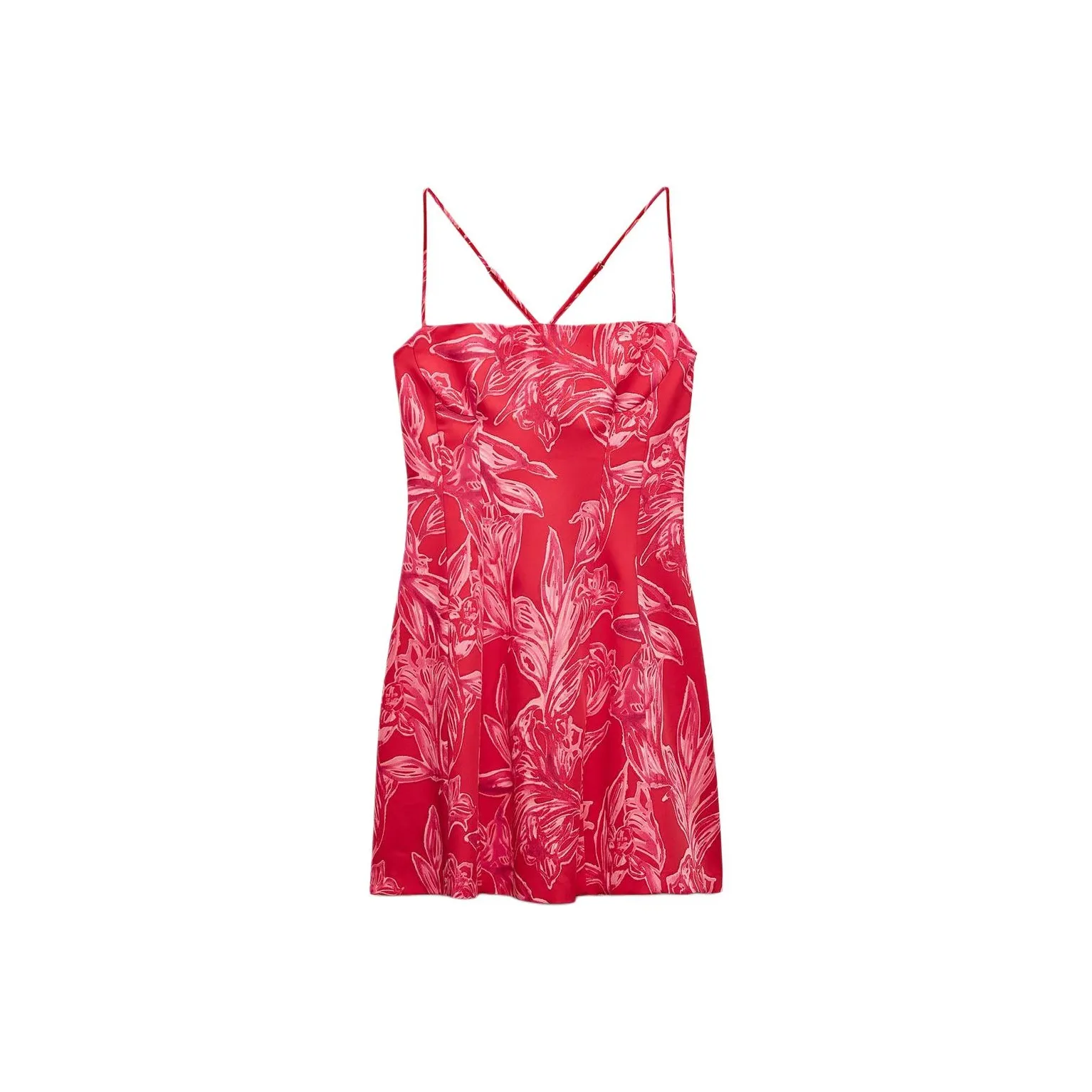ZARA Slip Dresses Women's Multicolor