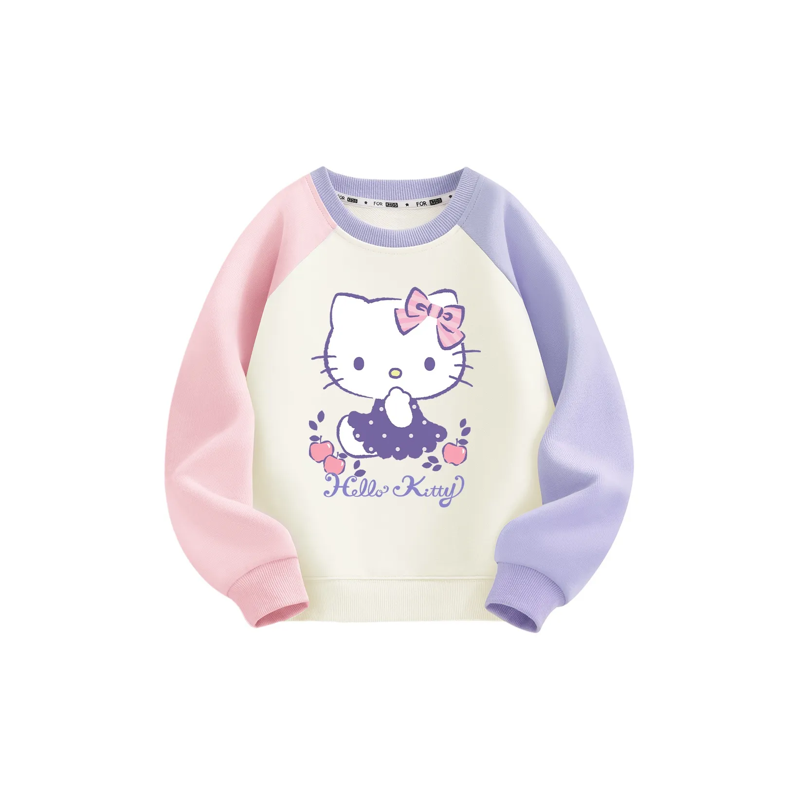 Hello Kitty Толстовка Tianping Пастельно-розовый Фиолетовый Детский