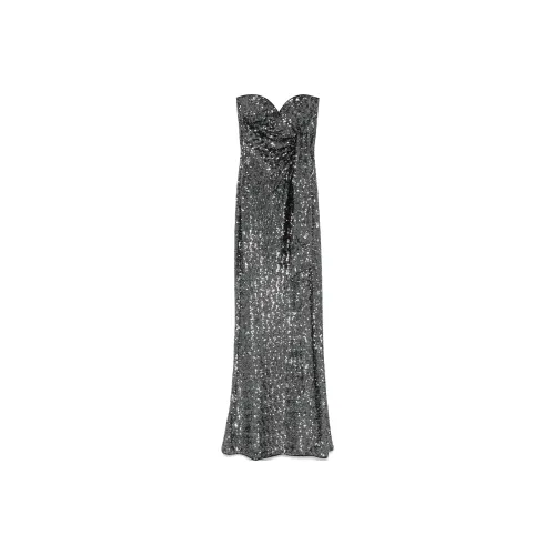 CHIARA BONI La Petite Robe Серебристо-черное Женское Платье без рукавов
