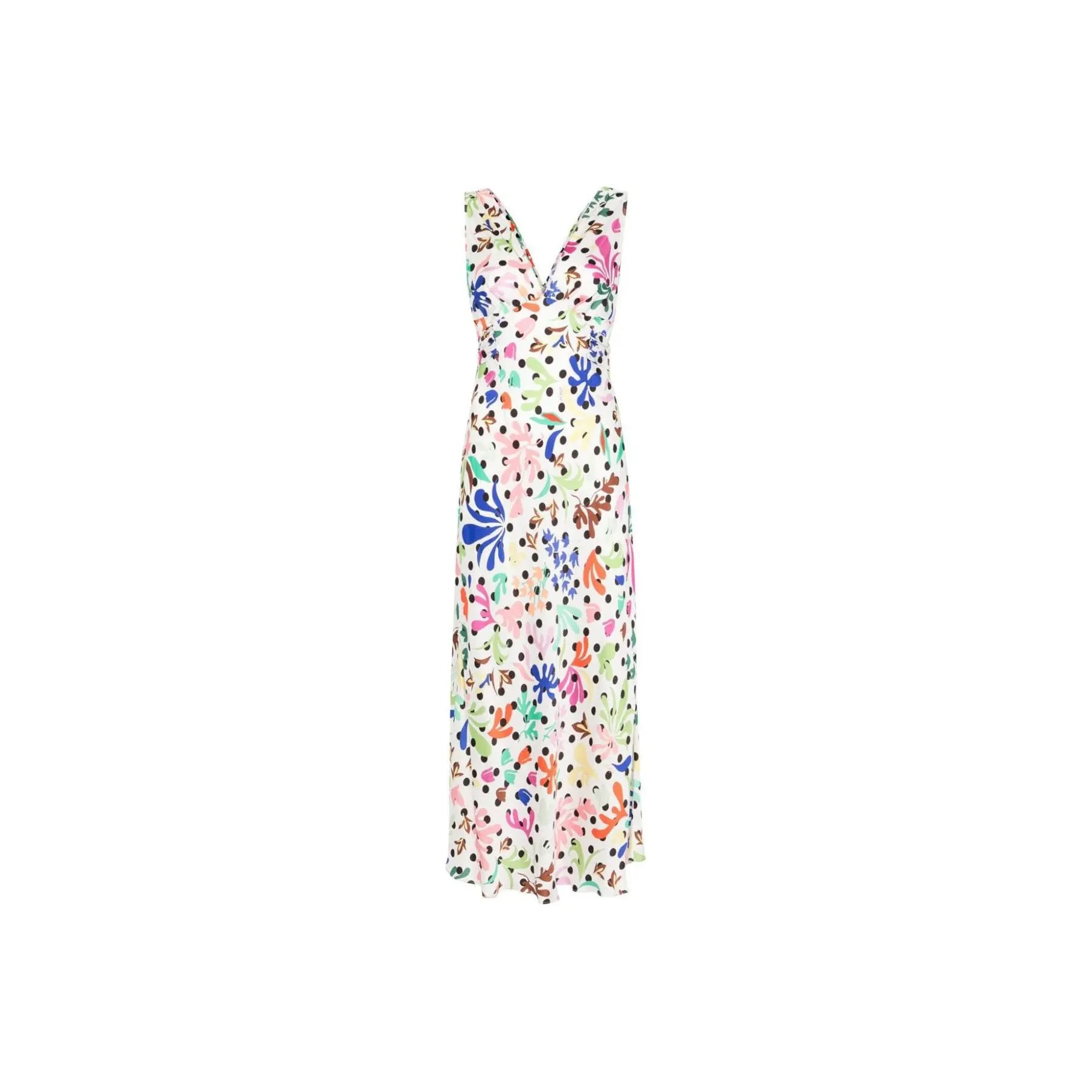 Rixo Floral Dot-print Maxi Dress