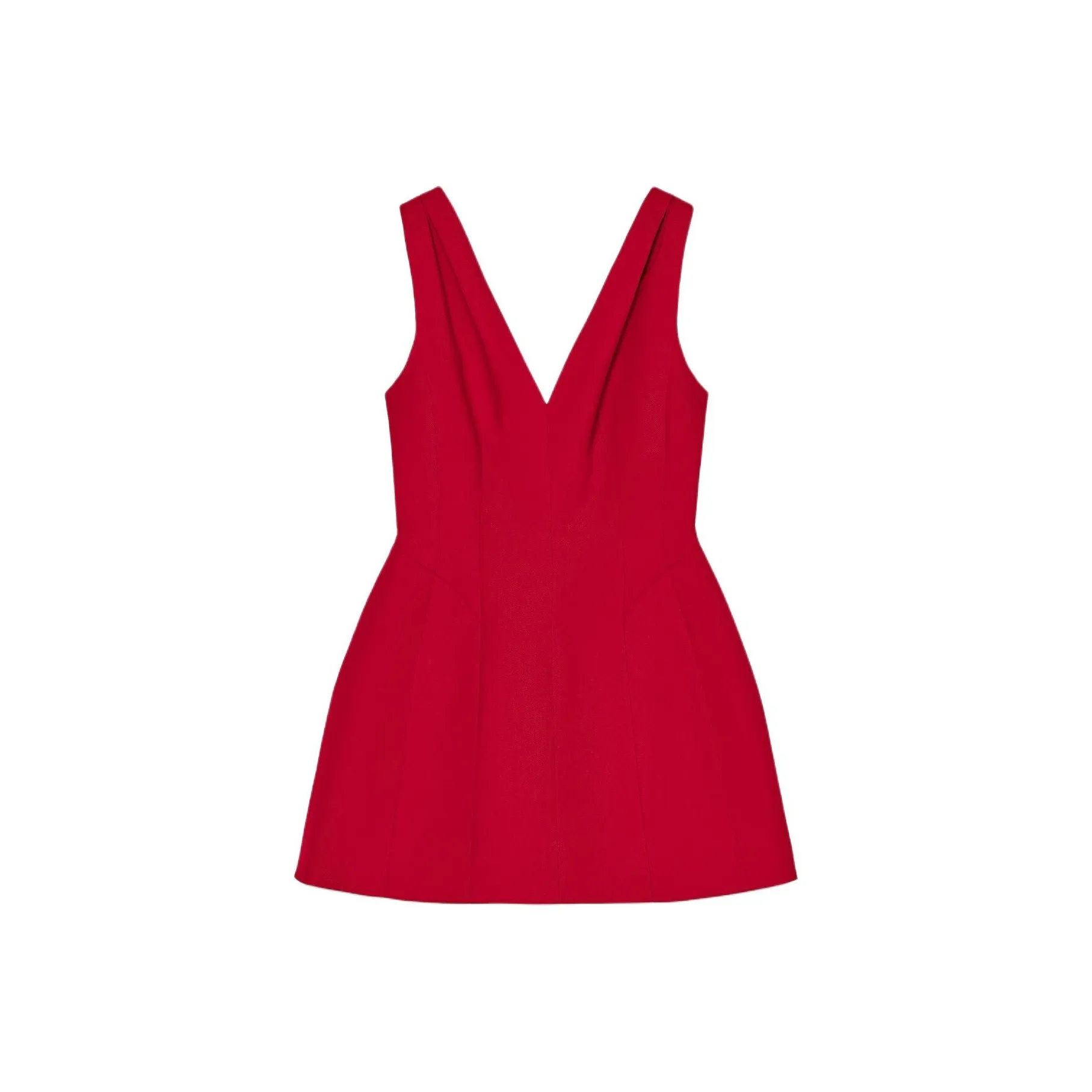 ZARA Valentine's Day Collection Sleeveless Dresses Women's Bright Red