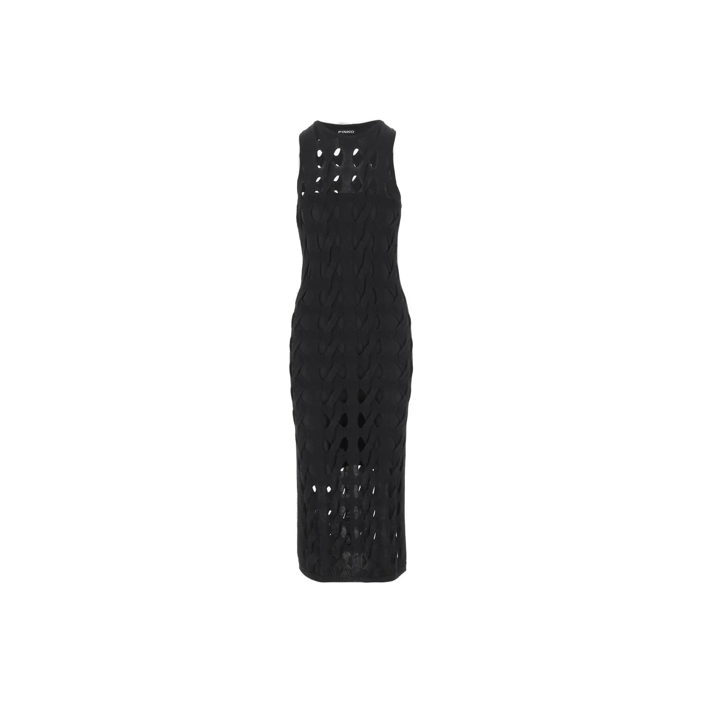 PINKO Cut Out Sleeveless Long Dress
