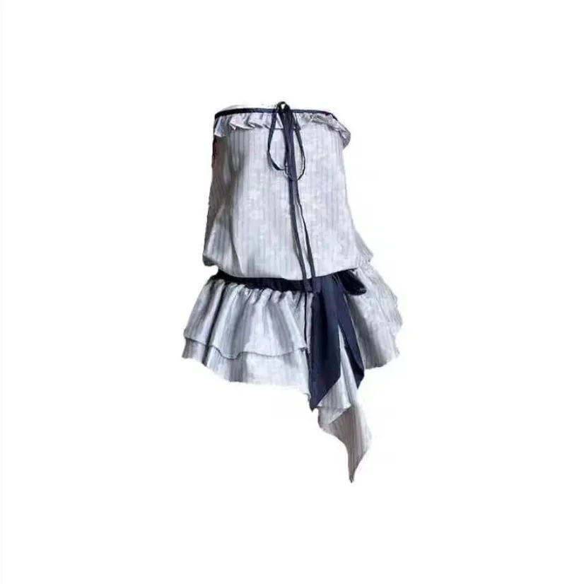 ABCMININ Sleeveless Dress Women's Light Blue