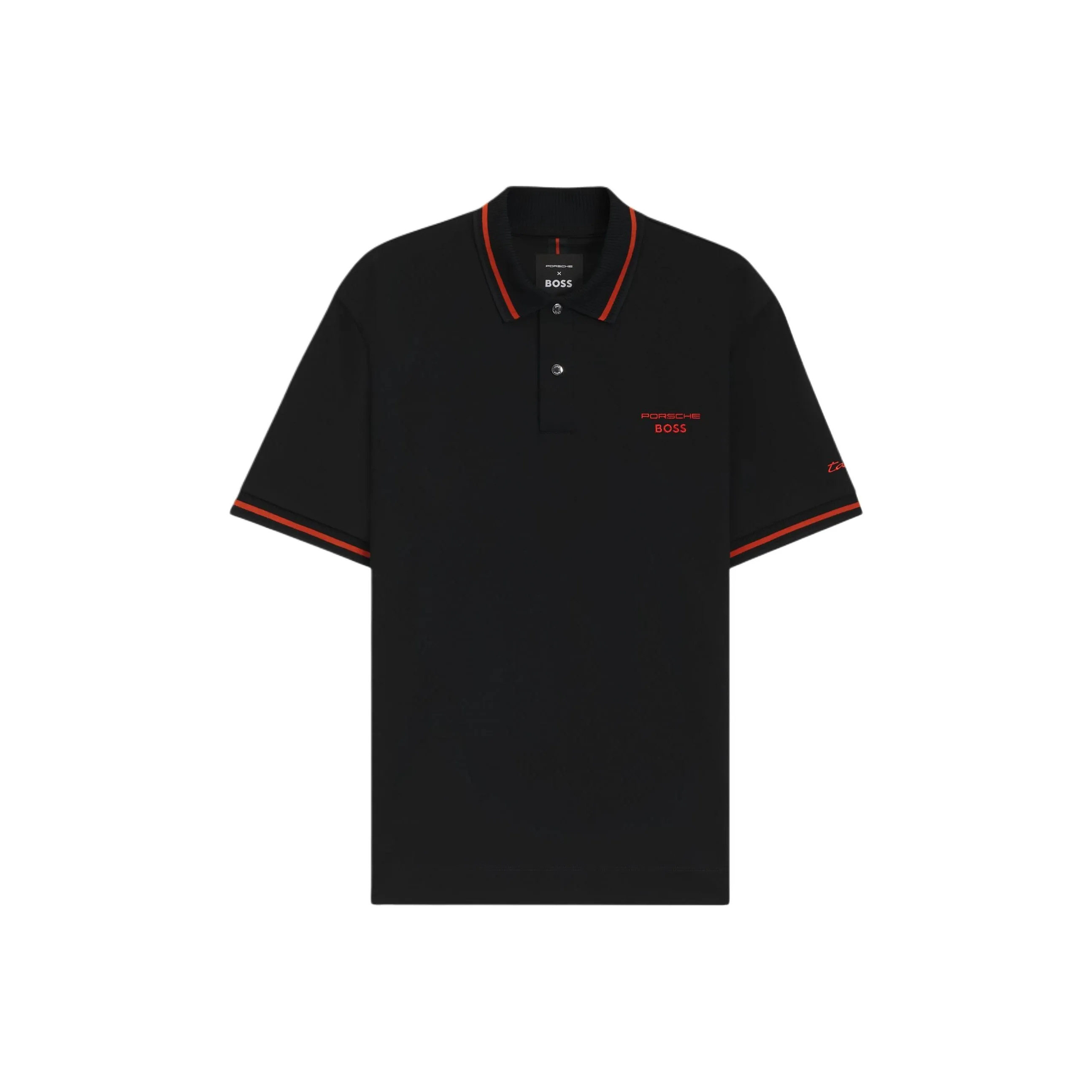 HUGO BOSS X PORSCHE Поло Мужское Черное