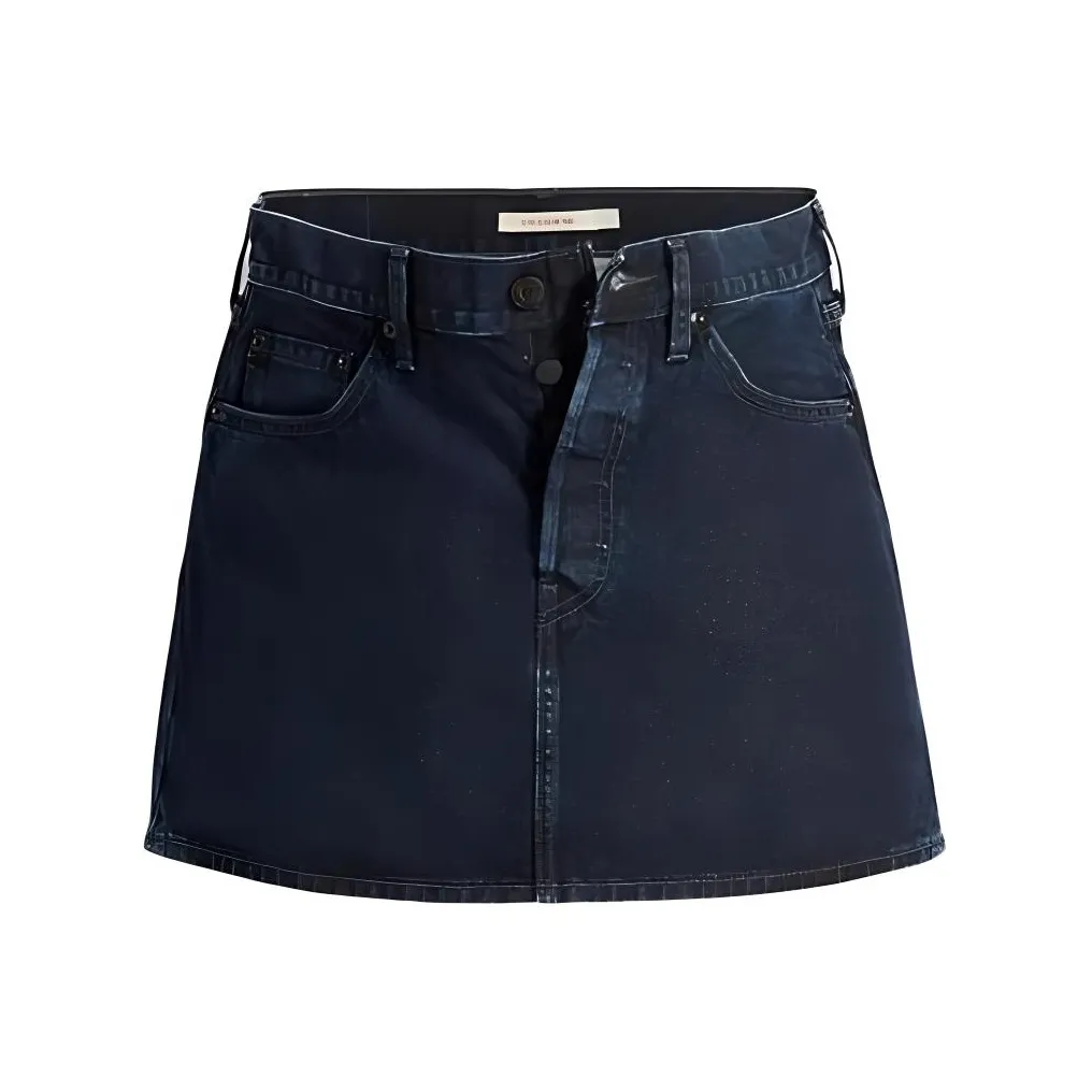 Levis Синие Женские Джинсовые Короткие Юбки