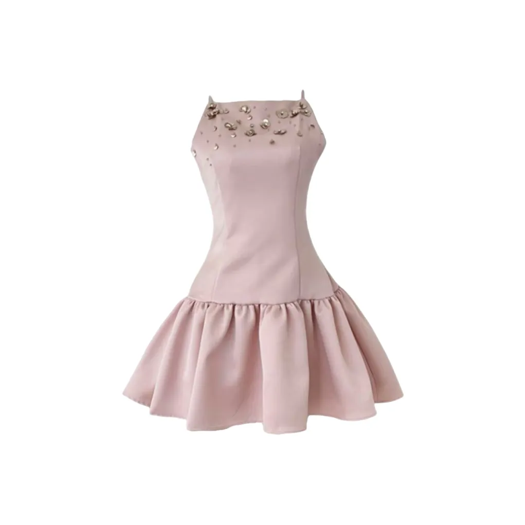 AURORA MUSE Без рукавов Платье Женское Розовое