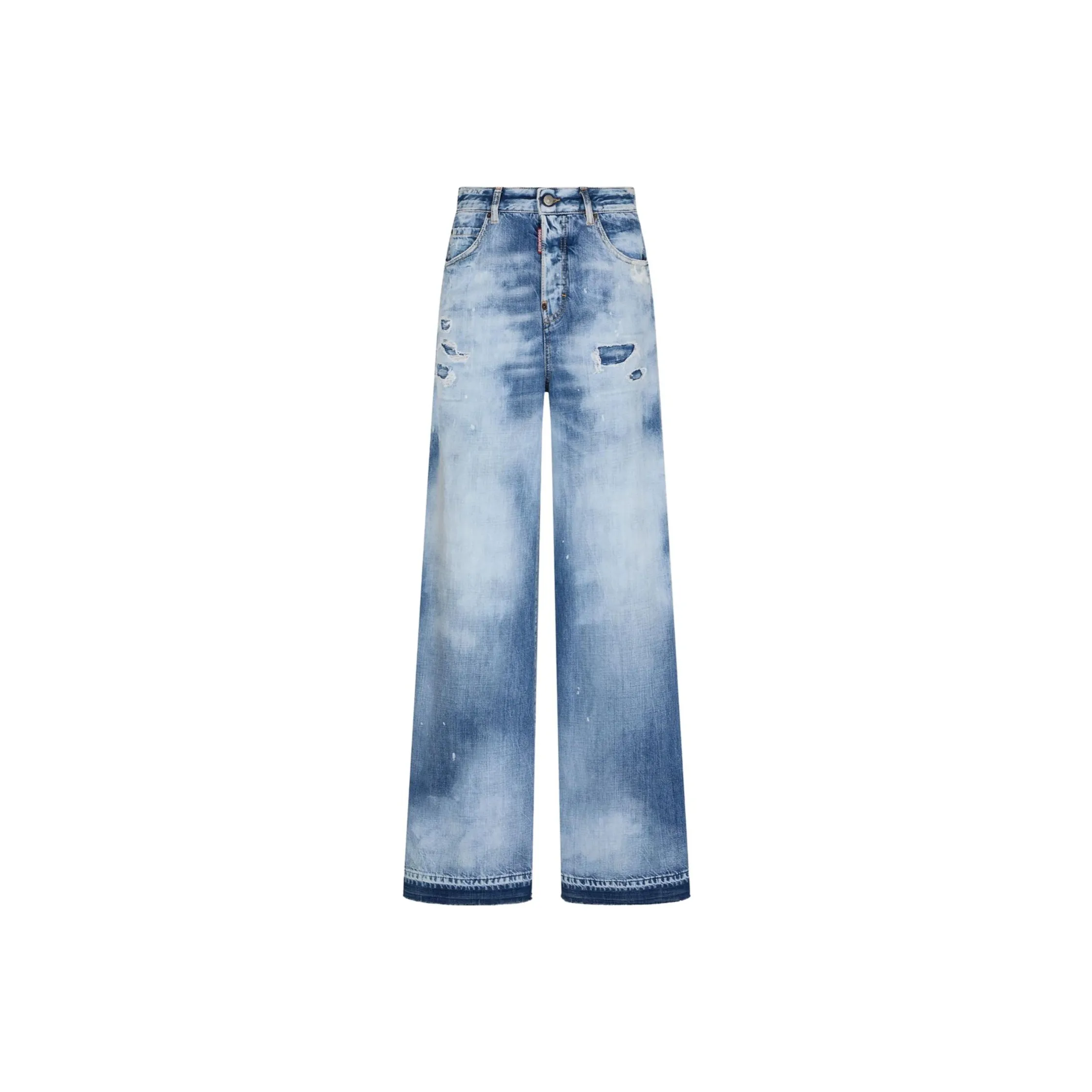 DSQUARED2 Distressed Wide leg Jeans